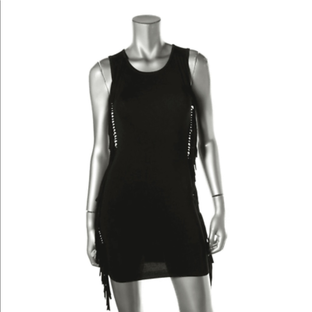 LUCY PARIS Sleeveless Black Dress